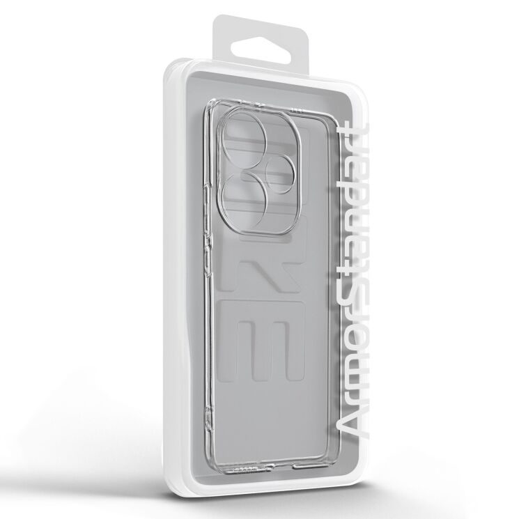 Силиконовый (TPU) чехол ArmorStandart Air Series для Xiaomi Poco F6 - Transparent: фото 6 из 6