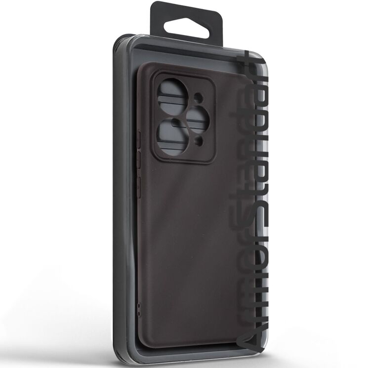 Силиконовый (TPU) чехол ArmorStandart Matte Slim Fit для Realme 15 Pro - Black: фото 3 из 5