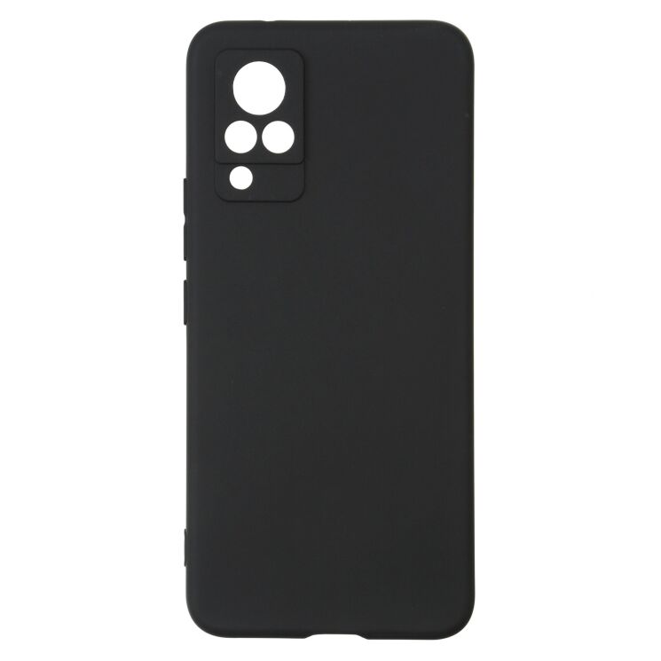 Силиконовый (TPU) чехол ArmorStandart Matte Slim Fit для VIVO V21 - Black: фото 1 из 3