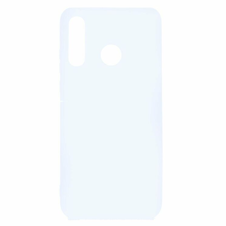 Силіконовий (TPU) чохол Deexe Matte Case для Huawei P30 Lite - White: фото 2 з 8