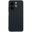 Силиконовый (TPU) чехол Deexe Matte Case для Infinix Smart 8 Plus - Black (348501B)