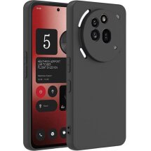 Силиконовый (TPU) чехол Deexe Matte Case для Nothing Phone (3a) Pro - Black: фото 1 из 4