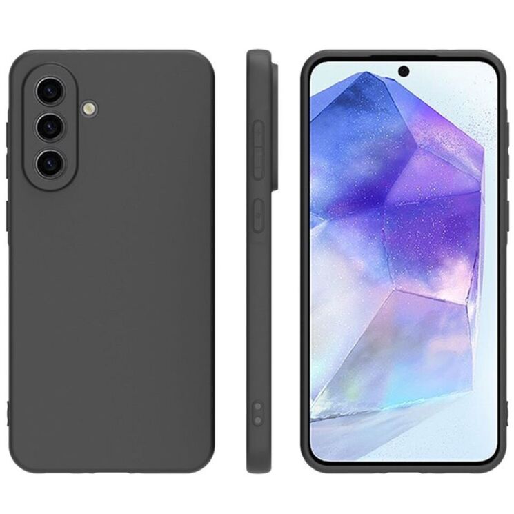 Силиконовый (TPU) чехол Deexe Matte Case для Samsung Galaxy A26 (A266) - Black: фото 5 из 5