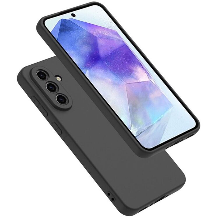 Силиконовый (TPU) чехол Deexe Matte Case для Samsung Galaxy A26 (A266) - Black: фото 2 из 5