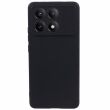 Силиконовый (TPU) чехол Deexe Matte Case для Xiaomi Poco X6 Pro - Black (345847B)