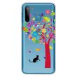 Силіконовий (TPU) чохол Deexe Pretty Glossy для Samsung Galaxy A21 (A215) - Cat and Tree (256610Q)