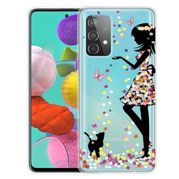 Силиконовый (TPU) чехол Deexe Pretty Glossy для Samsung Galaxy A32 (А325) - Beautiful Girl: фото 1 из 4