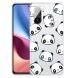 Силиконовый (TPU) чехол Deexe Pretty Glossy для Xiaomi Poco F3 / Redmi K40 / Redmi K40 Pro / Mi 11i - Panda Heads (229819D). Фото 1 из 4