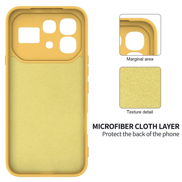 Силиконовый (TPU) чехол Deexe Silicone Case для Infinix Note 60 Pro / Note 60 - Green: фото 7 из 9