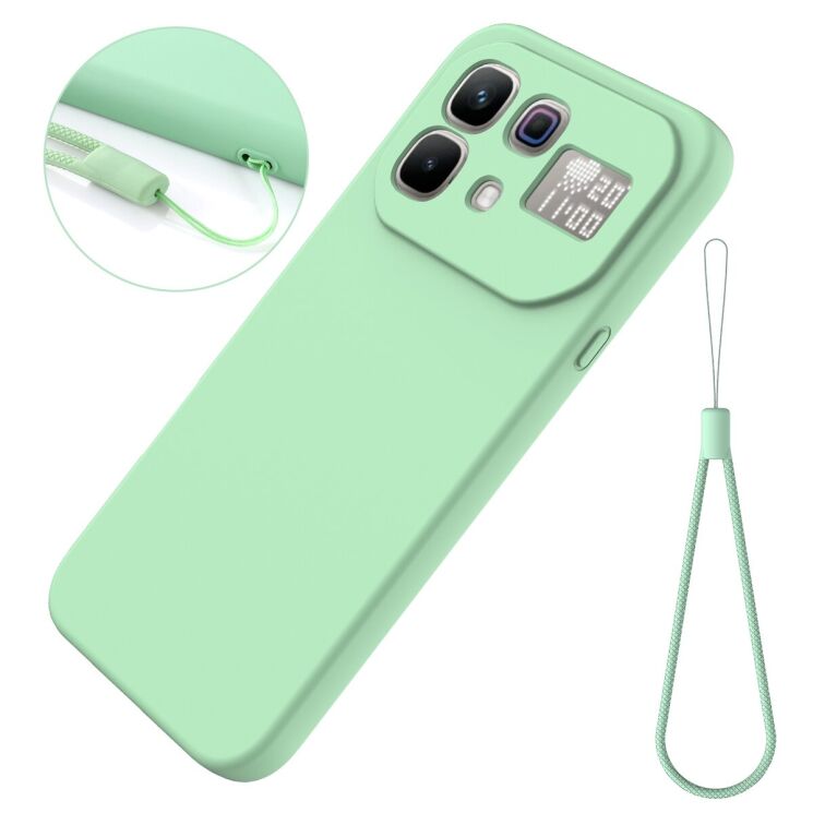Силиконовый (TPU) чехол Deexe Silicone Case для Infinix Note 60 Pro / Note 60 - Green: фото 8 из 9