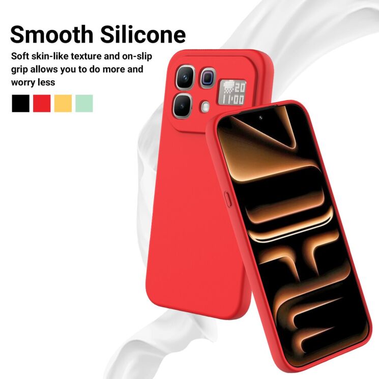 Силиконовый (TPU) чехол Deexe Silicone Case для Infinix Note 60 Pro / Note 60 - Green: фото 4 из 9