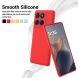 Силиконовый (TPU) чехол Deexe Silicone Case для Motorola Edge 70 Fusion - Black (409529B). Фото 4 из 9
