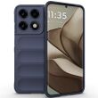 Силіконовий (TPU) чохол Deexe Terra Case для Motorola Edge 70 Pro - Dark Blue (412005DB)