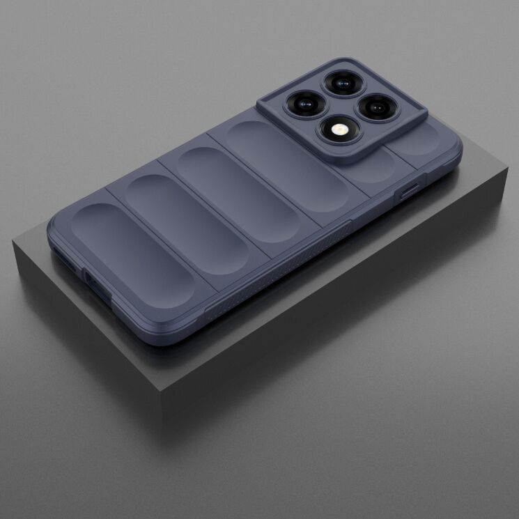 Силіконовий (TPU) чохол Deexe Terra Case для Motorola Edge 70 Pro - Dark Blue: фото 3 з 6