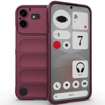 Силіконовий (TPU) чохол Deexe Terra Case для Nothing Phone (4b) - Wine Red: фото 1 з 6