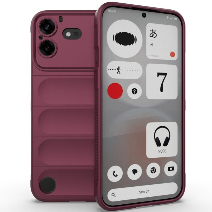 Силіконовий (TPU) чохол Deexe Terra Case для Nothing Phone (4b) - Wine Red (218405WR) Силіконовий (TPU) чохол Deexe Terra Case для Nothing Phone (4b) - Wine Red: фото 1 з 6