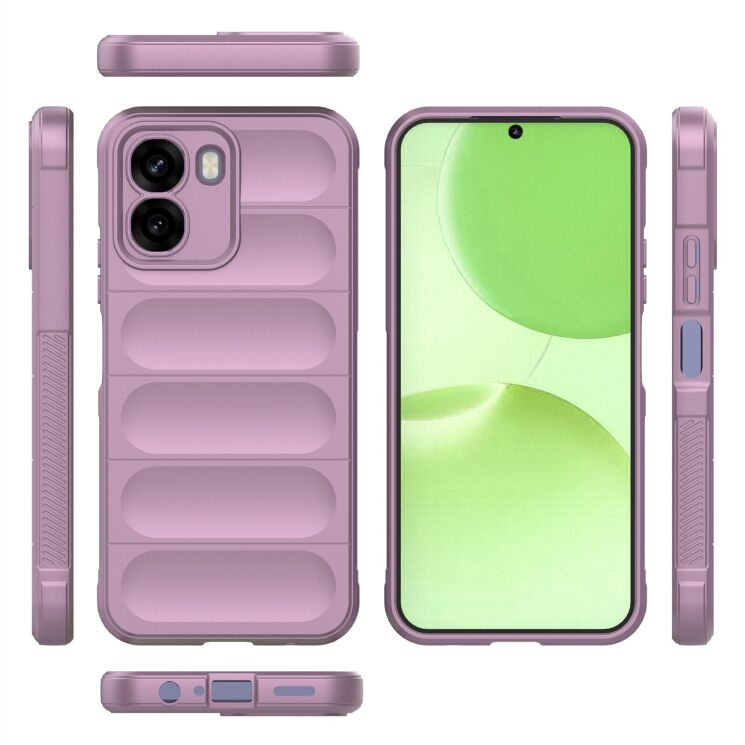 Силіконовий (TPU) чохол Deexe Terra Case для OPPO A6x - Green: фото 6 з 6