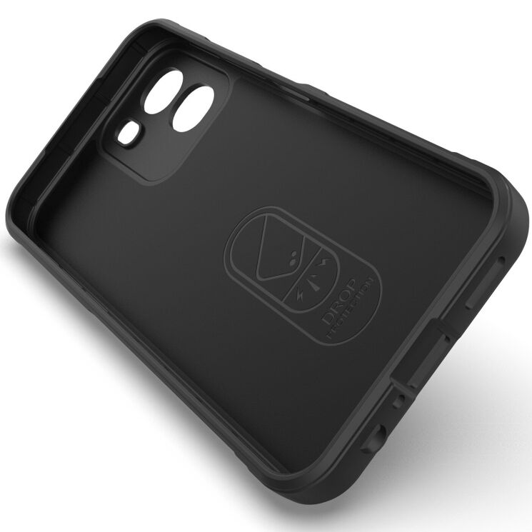 Силіконовий (TPU) чохол Deexe Terra Case для OPPO A6x - Black: фото 3 з 6