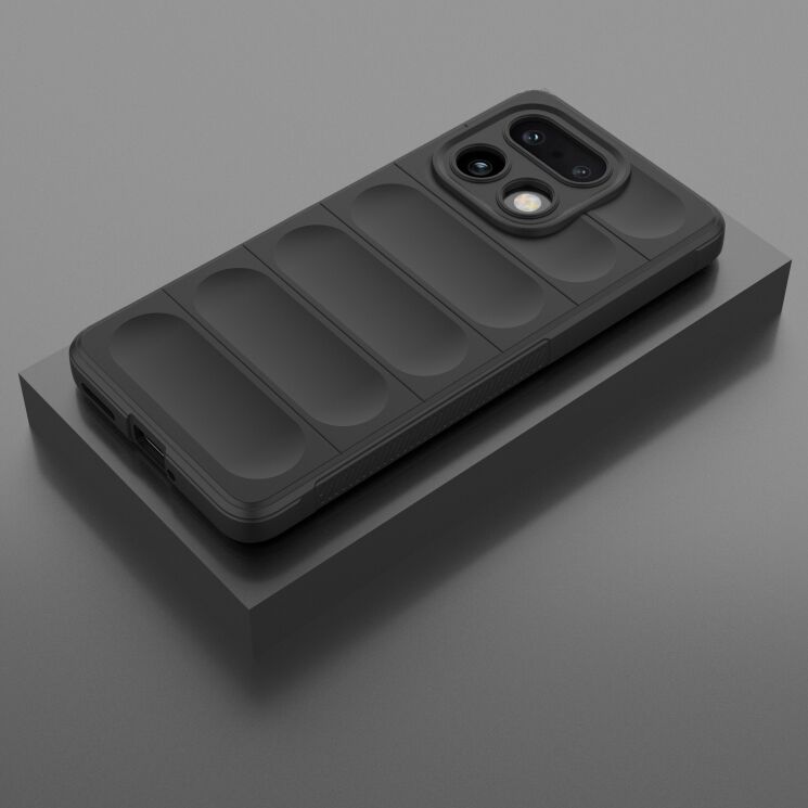 Силиконовый (TPU) чехол Deexe Terra Case для Realme 16 Pro Plus - Black: фото 5 из 8