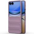 Силиконовый (TPU) чехол Deexe Terra Case для Samsung Galaxy Flip 8 - Light Purple (423515LV)