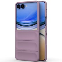 Силиконовый (TPU) чехол Deexe Terra Case для Samsung Galaxy Flip 8 - Light Purple: фото 1 из 6
