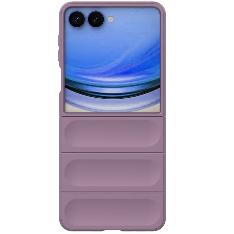 Силиконовый (TPU) чехол Deexe Terra Case для Samsung Galaxy Flip 8 - Light Purple: фото 3 из 6