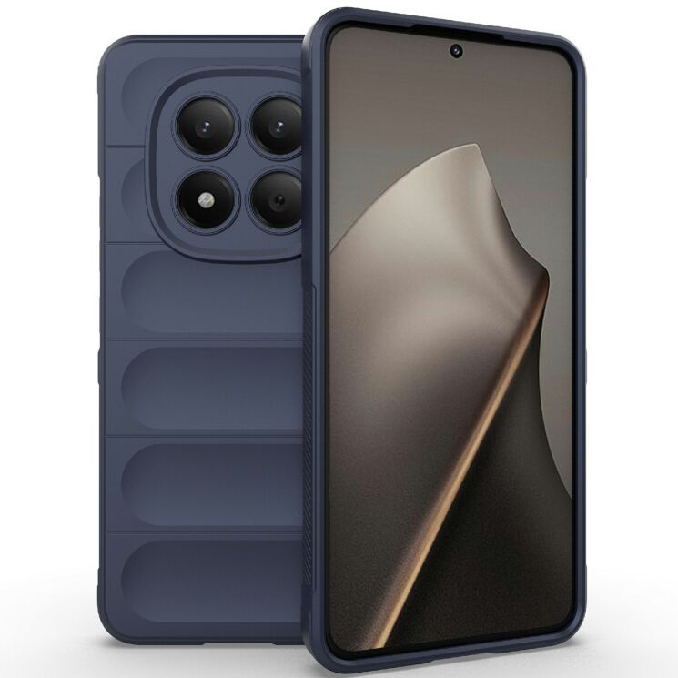 Силиконовый (TPU) чехол Deexe Terra Case для Xiaomi Redmi Note 15 Pro - Dark Blue: фото 1 из 5