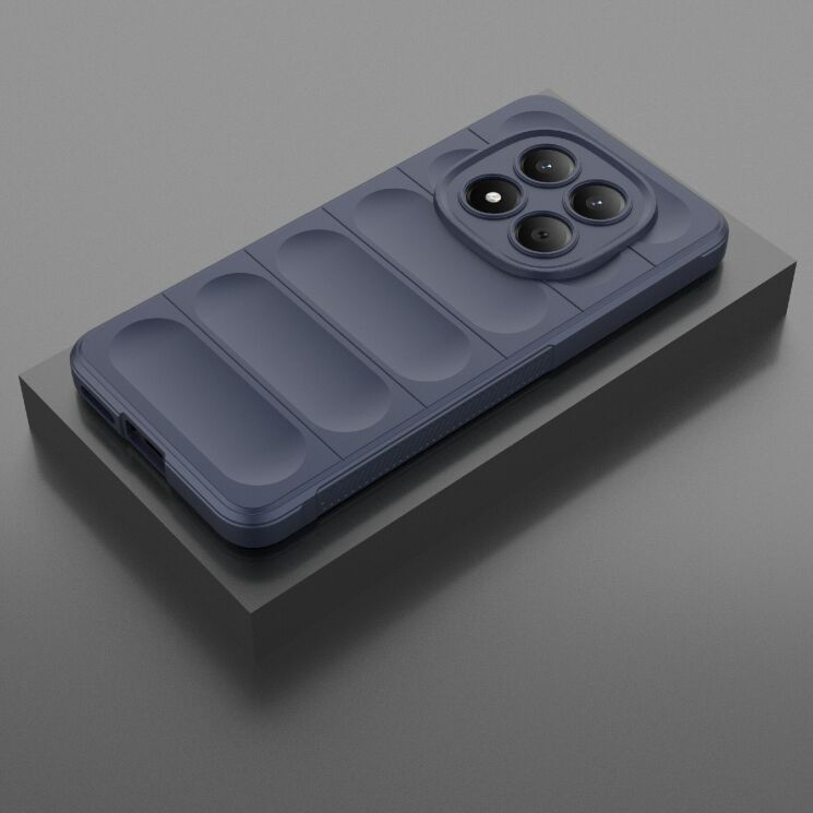 Силиконовый (TPU) чехол Deexe Terra Case для Xiaomi Redmi Note 15 Pro - Dark Blue: фото 2 из 5