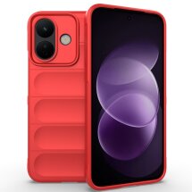 Силіконовий (TPU) чохол Deexe Terra Case для Xiaomi Redmi Note 17 Pro - Red: фото 1 з 6