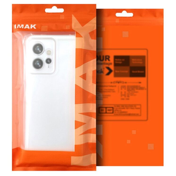 Силиконовый (TPU) чехол IMAK UX-4 Series для OPPO Reno 13 F/FS 5G - Transparent: фото 3 из 9