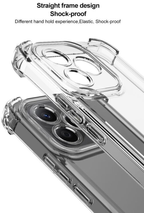 Силиконовый (TPU) чехол IMAK UX-4 Series для TECNO Spark Go 2024 / Spark 20 / Spark 20C - Transparent: фото 9 из 13