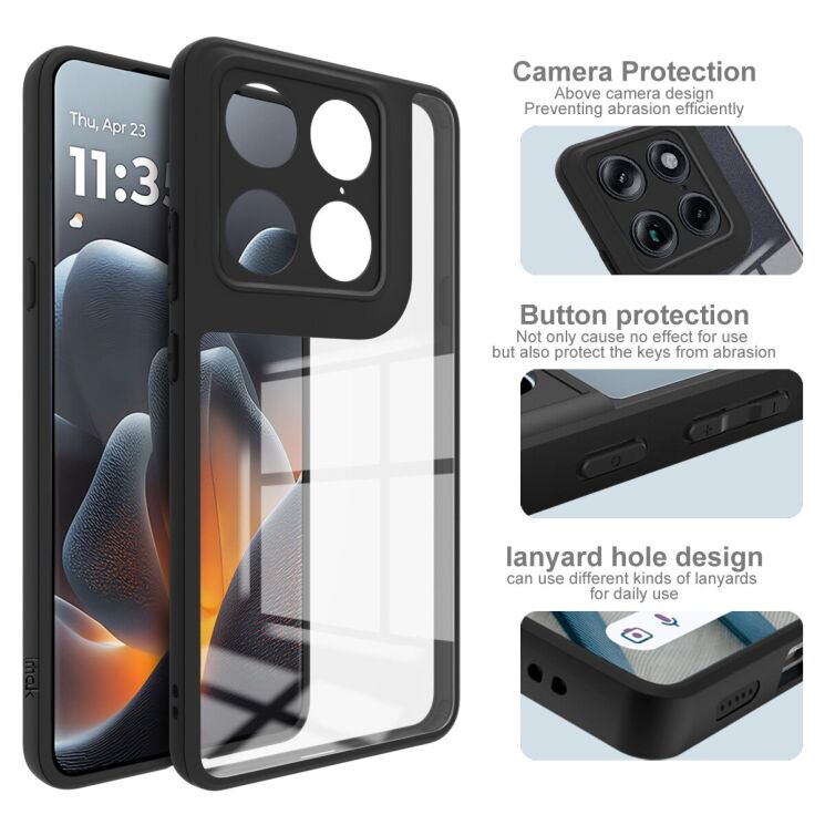 Силіконовий (TPU) чохол IMAK UX-9A Series для Motorola Signature - Transparent: фото 5 з 9