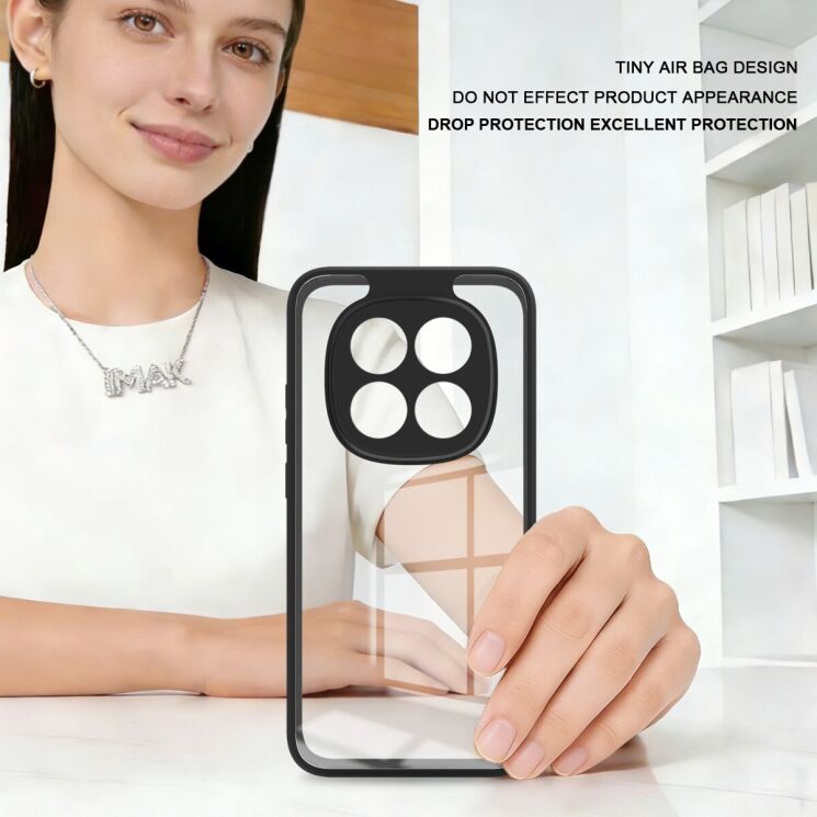 Силіконовий (TPU) чохол IMAK UX-9A Series для Xiaomi Redmi Note 15 Pro 5G - Black: фото 7 з 8