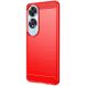 Силиконовый (TPU) чехол MOFI Carbon Fiber для OPPO A60 - Red (357445R). Фото 2 из 9