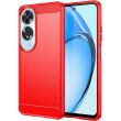 Силиконовый (TPU) чехол MOFI Carbon Fiber для OPPO A60 - Red (357445R)