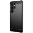 Силиконовый (TPU) чехол MOFI Carbon Fiber для Samsung Galaxy S25 Ultra (S938) - Black (372211B)