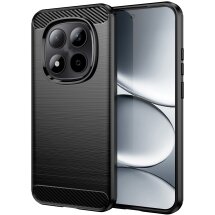 Силіконовий (TPU) чохол UniCase Carbon для Xiaomi Redmi Note 15 Pro 5G - Black: фото 1 з 8