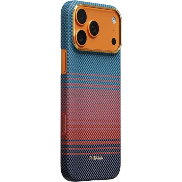 Ультратонкий чехол Pitaka Edge Case California Dream для iPhone 17 Pro Max (SCD1703PM) - Blue / Rose: фото 2 из 10