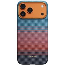 Ультратонкий чехол Pitaka Edge Case California Dream для iPhone 17 Pro Max (SCD1703PM) - Blue / Rose: фото 1 из 10