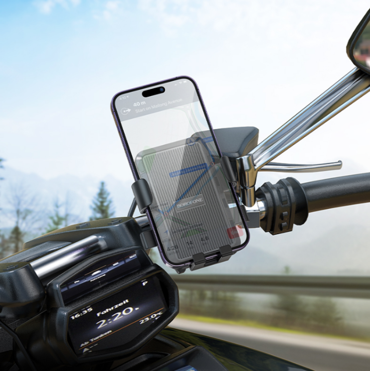 Велосипедный держатель BOROFONE BH137 - Black (981561B) Велосипедный держатель BOROFONE BH137 - Black: фото 5 из 8