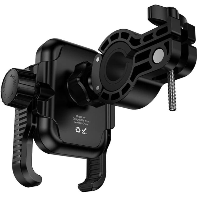 Велосипедный держатель Hoco H91 Motorcycle Bicycle Holder - Black: фото 2 из 9