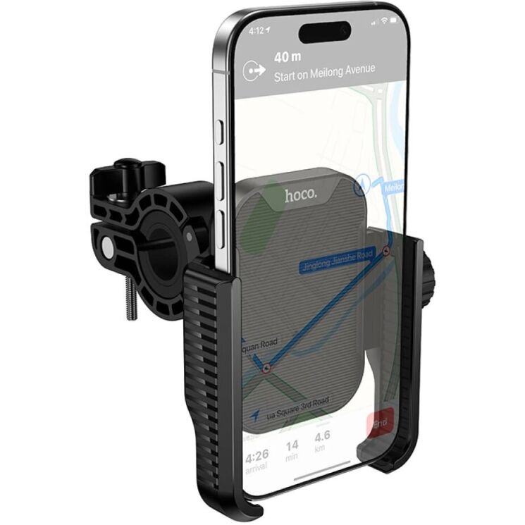 Велосипедный держатель Hoco H91 Motorcycle Bicycle Holder - Black: фото 6 из 9