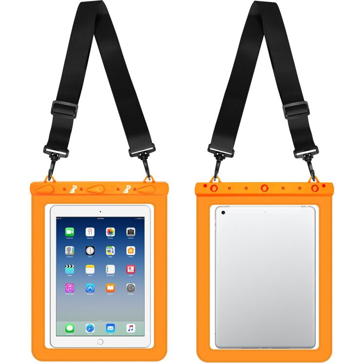 Вологозахисний чохол PICTET.FINO RH02 Waterproof Bag для планшетів з діагоналлю до 13 дюймів - Orange: фото 1 з 10