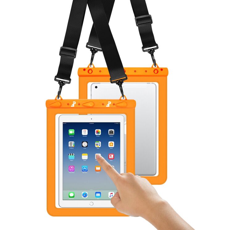Вологозахисний чохол PICTET.FINO RH02 Waterproof Bag для планшетів з діагоналлю до 13 дюймів - Orange: фото 3 з 10