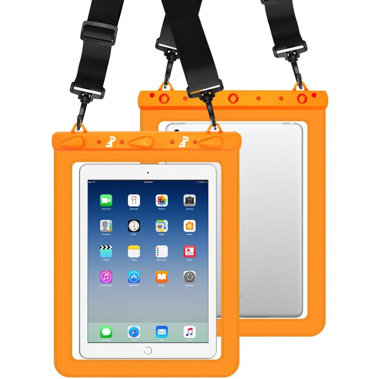 Вологозахисний чохол PICTET.FINO RH02 Waterproof Bag для планшетів з діагоналлю до 13 дюймів - Orange: фото 2 з 10