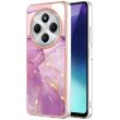 Захисний чохол Deexe Marble Case для Xiaomi Redmi 14C / Redmi A4 5G / Poco C75 - Light Purple (366062LV)