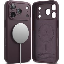 Защитный чехол Ringke Silicone Magnetic для iPhone 18 Pro Max (8800380462144) - Dark Cherry: фото 1 из 15