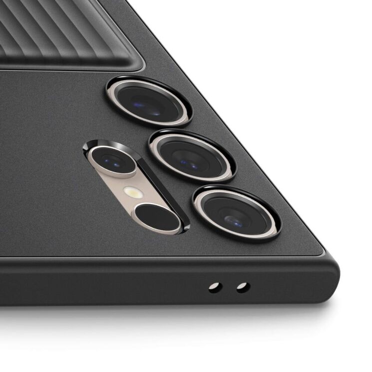 Защитный чехол Spigen (SGP) Liquid Slot для Samsung Galaxy S24 Ultra (S928) - Matte Black: фото 9 из 15
