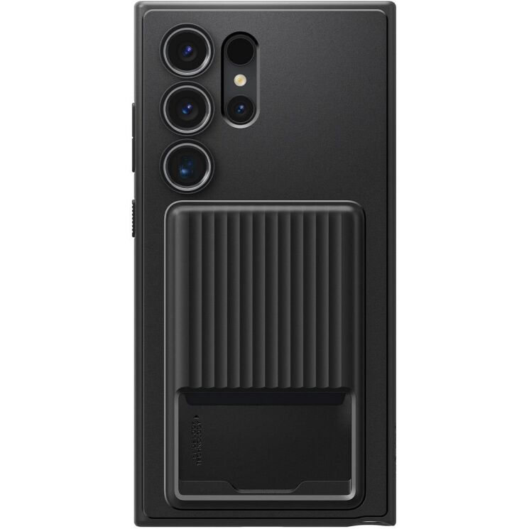 Защитный чехол Spigen (SGP) Liquid Slot для Samsung Galaxy S24 Ultra (S928) - Matte Black: фото 3 из 15