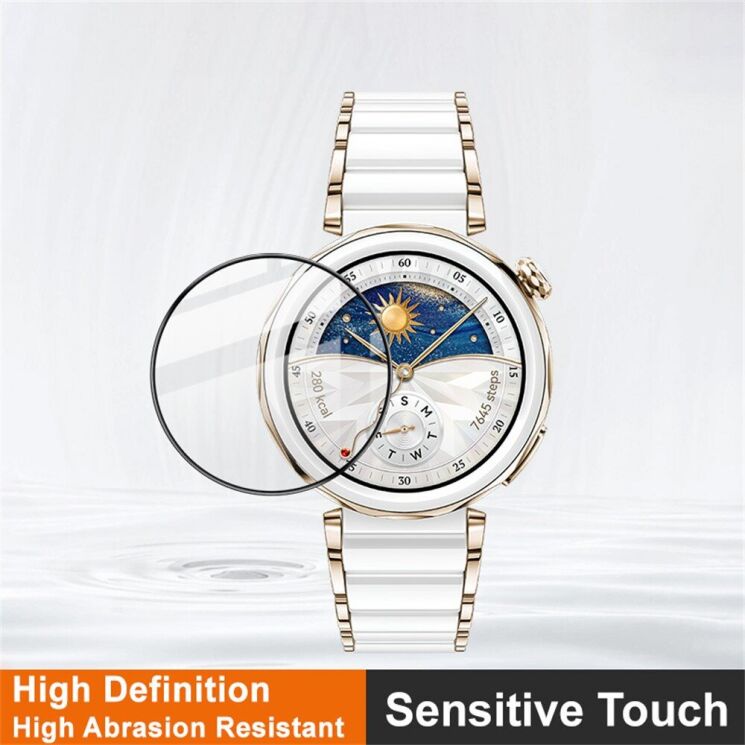 Захисна плівка IMAK Watch Film для Huawei Watch GT 5 Pro (42mm) - Black: фото 3 з 8